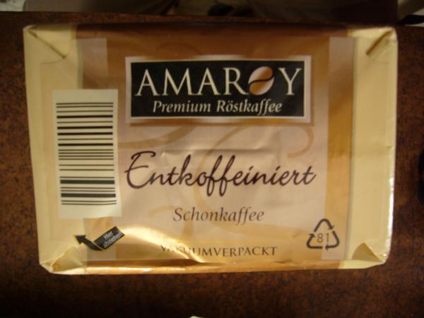 Amaroy - Entkoffeiniert mahlen 500g - vršek